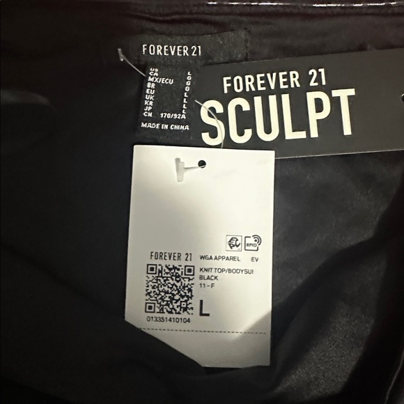 Forever 21 Black Sculpt Bodysuit - Picture 2 of 7